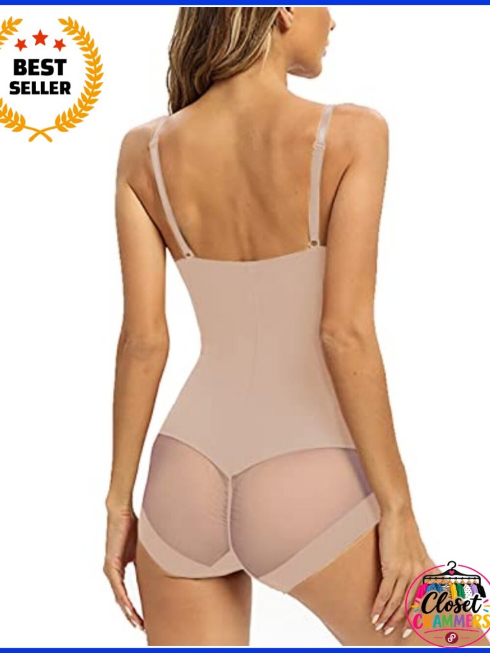 Seamless Full Body Shaper Bodysuit Tummy Control Shapewear Women - Picture 3 of 6